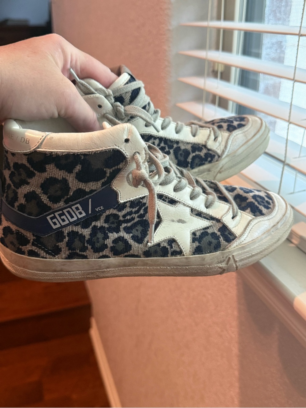 Golden Goose Blue Leopard 2.12